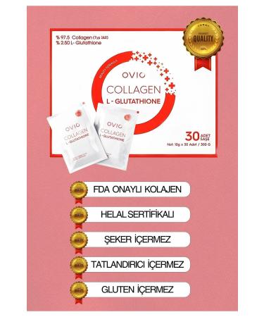 OVIO Collagen L- Glutathione 30 Sachet - Buy Online on GoSupps.com