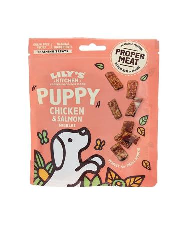 Lily's Kitchen Chicken & Salmon Nibbles Puppy Treats 70g - Natural & Delicious Snacks
