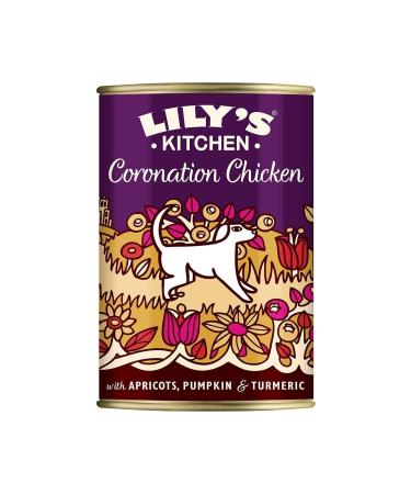 Lily's Kitchen Chicken Wet Dog Food (400g) - Coronation Chicken Delicious and Grain Free