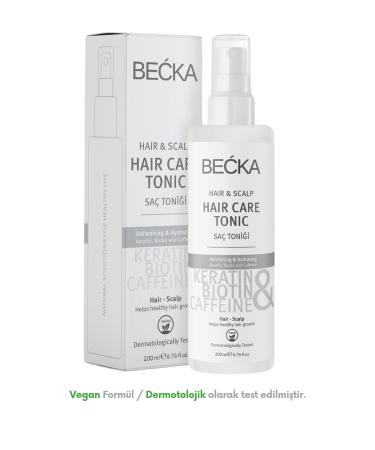 BE KA 2-Piece Set Hair Tonic Biotin Keratin and Caffeine Anti-hair Loss and Fast Hair Growth Effective 200 ml - Buy Online on GoSupps.com