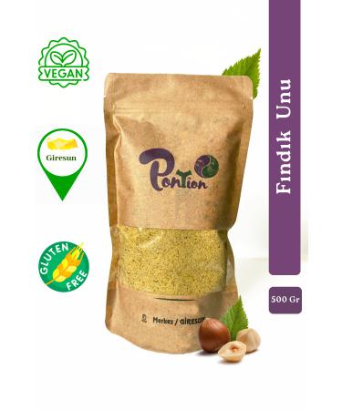 Pontion Giresun Gluten-free Raw Ground Hazelnut Flour Powder 500gr - Buy Online on GoSupps.com