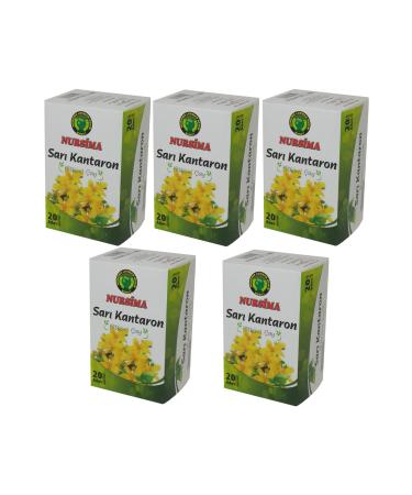 Nursima St. John's Wort Herbal Tea 20 Filter Bags 5 Boxes
