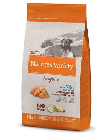 NATURES VARIETY Natures Variety Original Salmon Mini Breed Grain-Free Dog Food 1.5kg