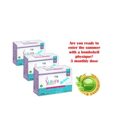 LifeFit 3 Boxes Lifefit Slim Detox Tea Weight Loss Diet Form Tea Special Mix - Buy Online on GoSupps.com