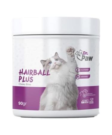 Furlo Dr. Paw Hairball Plus: Gluten-Free and Sugar-Free Chewable Hairball Preventer for Cats