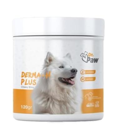 Furlo Dr. Paw - Derma H Plus: Gluten-free and Sugar-free Coat and Skin Health Support for Dogs