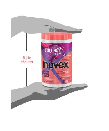 NOVEX Collagen Infusion - Volumizing Collagen Hair Care Mask for Fine Hair 400g - Buy Online on GoSupps.com