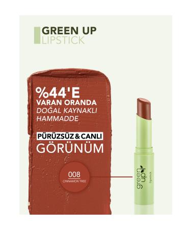 Flormar Green Up High Pigment & Semi-Matte Finish Vegan Lipstick - Buy Online on GoSupps.com