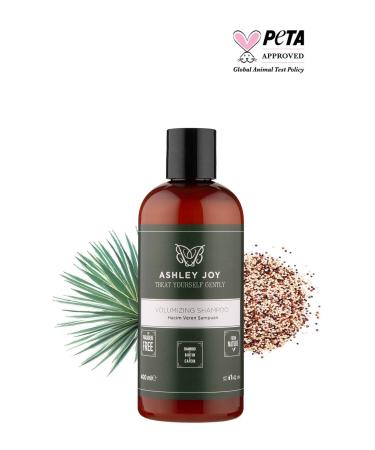 Ashley Joy Volumizing Plant Essence Biotin and Caffeine Shampoo for Fine Hair 400 ml - Buy Online on GoSupps.com