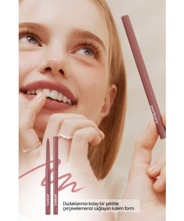 PERIPERA Velvet Finish Intensely Pigmented Lip Liner PERIPERA Ink Velvet Lip Liner (01 Rosy Nude) - Buy Online on GoSupps.com