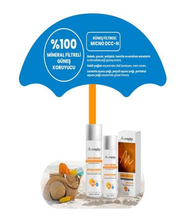 Mcrepito New Generation Mineral Filter Herbal Sun Cream 100 gr (Baby & Child & Adult & Pregnant) - Buy Online on GoSupps.com