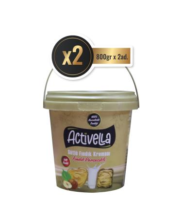 Activella Milk Hazelnut Cream with Pieces 800gr 0 Hazelnut X2