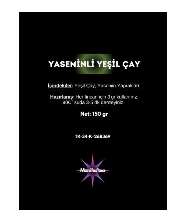 Manifestea Manifes'tea Jasmine Green Tea 150 gr - Buy Online on GoSupps.com