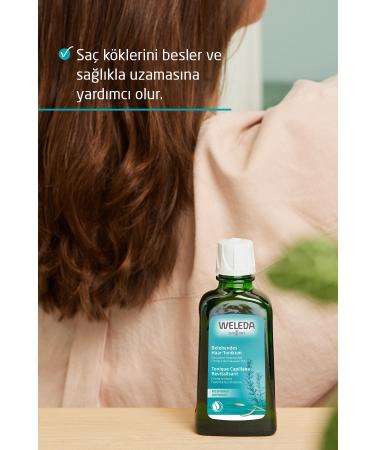 Weleda Revitalizing Hair Toner Organic Rosemary Extract Revitalizing Hair Toner 100ml - Buy Online on GoSupps.com