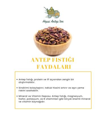 ALL FROM ANTEP Roasted Antep Pistachios (MEDIUM SIZE) 250gr - Buy Online on GoSupps.com