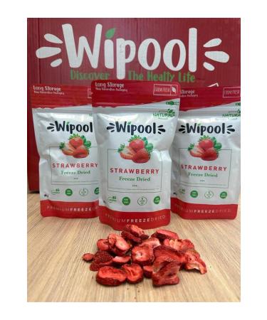 wipool organic discover the healthy life Wipool 6 Pack Freeze Dried Strawberries - Buy Online on GoSupps.com
