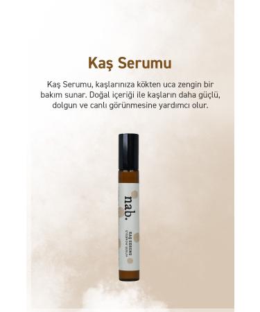 nab. Nourishing Eyebrow Serum 10 ml - Argan Oil E-vitamin - Buy Online on GoSupps.com
