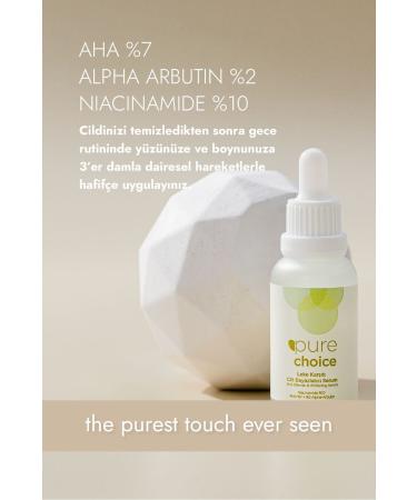Pure Choice Anti-Spot Skin Whitening Serum 30 Ml (niacinamide + Aha%7 + Alpha Arbutin%2) - Buy Online on GoSupps.com
