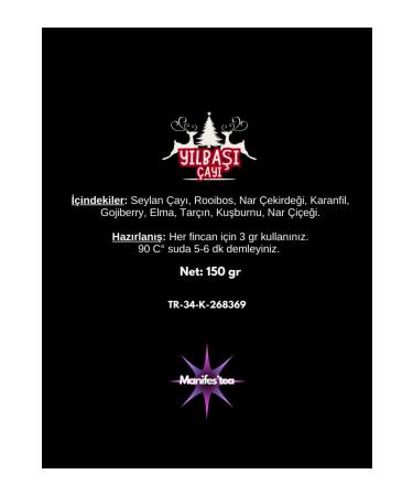 Manifestea Manifes'tea New Year Herbal Tea Zippered Package - 150 gr - Buy Online on GoSupps.com