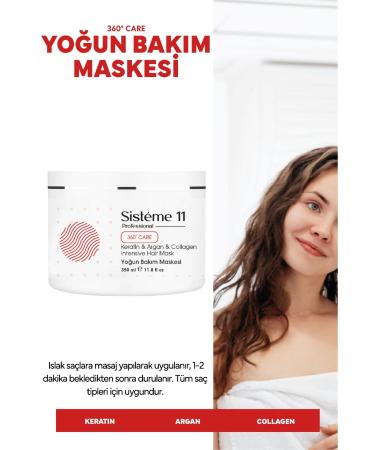 Sist me 11 Intensive Repair Intensive Care Mask for Damaged Hair 350 ml 8684091004202 - Buy Online on GoSupps.com