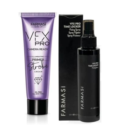 Farmasi Make-up Fixer 115 ml Vfx Pro Glitter Make-up Base 25 ml 2 Pack