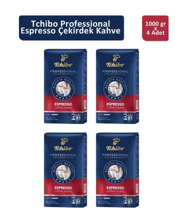 Tchibo Professional Espresso Coffee Beans 1 kg x 4 Pieces