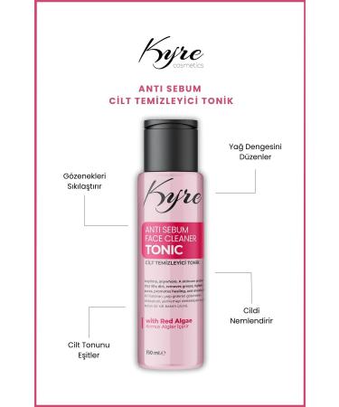 Kyre Anti Sebum Skin Cleansing Tonic - Red Algae Series 150 ML - Buy Online on GoSupps.com