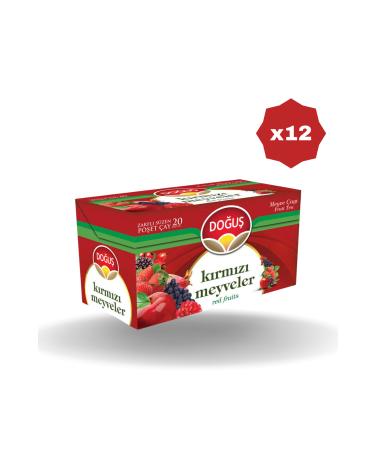 Do u DO U HERBAL TEA RED FRUITS 20 PIECES - (12 PIECES)