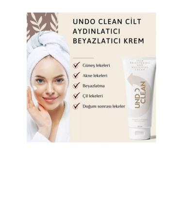 Cream Skin Whitening Cream Undo Clean Brightening Effective Result Against Stains - Buy Online on GoSupps.com