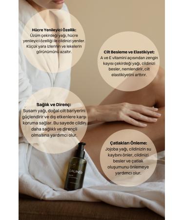 Caliner Body Care Oil - Nourishing Relaxing and Stretch Mark Preventing Body Oil - Vegan - Buy Online on GoSupps.com