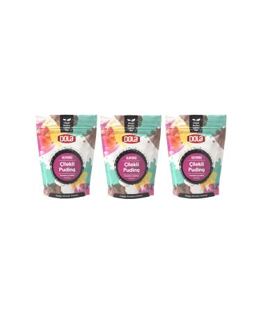 Dola Gluten Free Strawberry Pudding 100 gr 3 Pieces