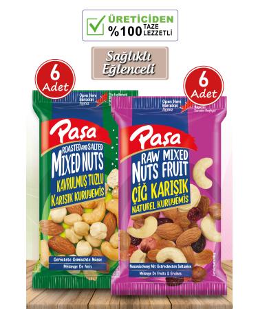Pasha Nuts Mixed Super Mix Nuts 40 gr X 12 Pieces (TOTAL 480 GR)