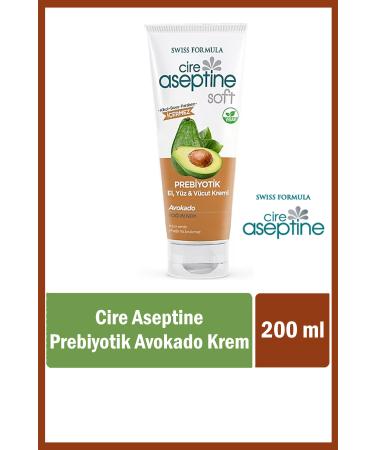 Cire Aseptine Hand Face and Body Cream 200 ml Prebiotic Avocado