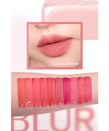 PERIPERA Tint Offering Smooth Matte All Day Long-Lasting PERIPERA Over Blur Tint (002 Cool Starter) - Buy Online on GoSupps.com