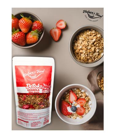 NATURES FOOD Detox Granola 300gr Natural content prepared from A quality products without additives or preservatives. - Buy Online on GoSupps.com