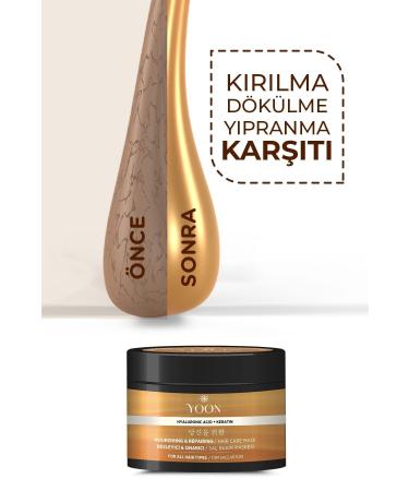 YOON 2-Piece Vegan Hair Mask & Leave-In Hair Serum 360 Repairing and Strengthening Hair Care Complex - Buy Online on GoSupps.com