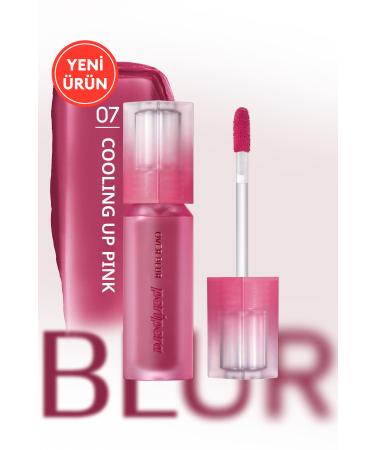 PERIPERA Tint Offering Smooth Matte All Day Long-Lasting PERIPERA Over Blur Tint (007 Cooling Up Pink)
