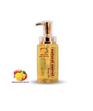 Natural Secret Mango Content Care and Massage Oil 300ml / NATURAL SECRET-MANGO MASSAGE & BODY CARE OIL