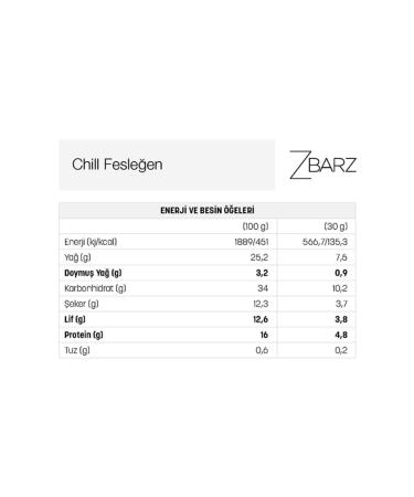 Zbarz Chill Basil Bar 30 G (12 Pieces) - Buy Online on GoSupps.com