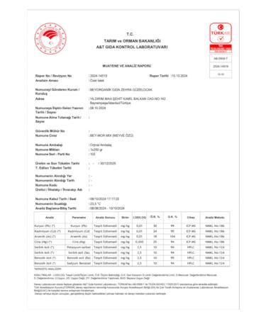 BEYORGANIK Organic Bey Purple Mix 260gr - Buy Online on GoSupps.com