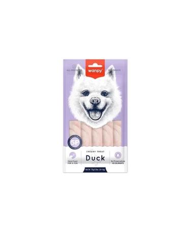 Wanpy Cream Duck Liquid Dog Reward 5x14 gr
