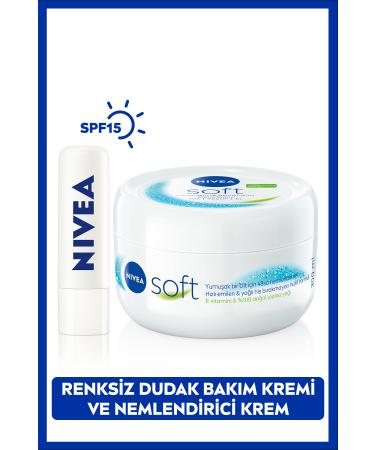 NIVEA Sunscreen Colorless Lip Care Cream Med Repair and Soft Moisturizing Care Cream 300ml