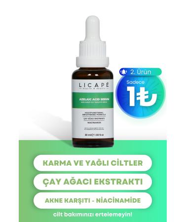 Licape Azelaic Acid Skin Serum for Oily and Acne-Prone Skin 30ml