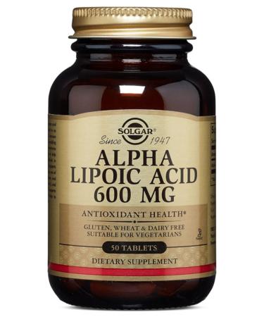Solgar Alpha Lipoic Acid 600mg 50 Tablets