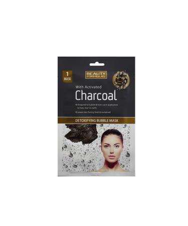 BEAUTY FORMULAS Detox Bubble Active Charcoal Mask Purifying 1 Piece