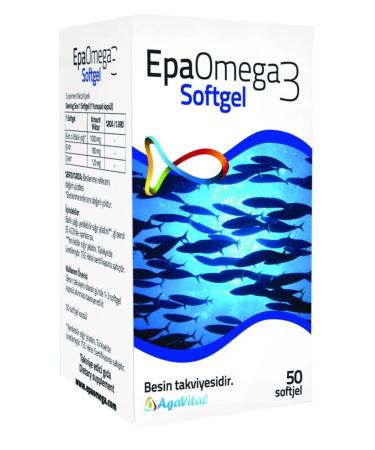 AGAVITAL Epaomega Fish Oil 50 Softgel Capsules