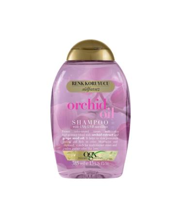 OGX Orchid Oil Color Protecting Sulfate-Free Shampoo for Dyed Hair 385 Ml
