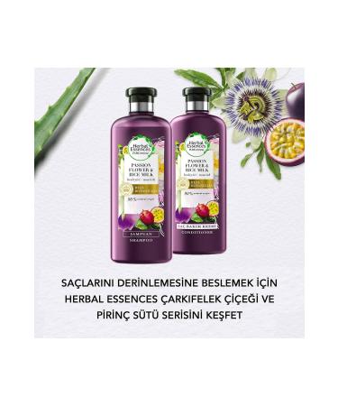 Herbal Essences Hair Care Conditioner Nourishing Passion Flower & Rice Milk 360 ml - Buy Online on GoSupps.com