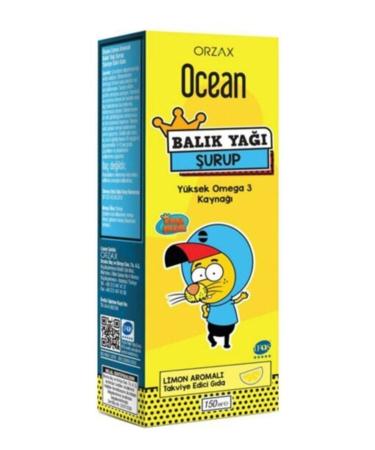 Ocean Ocean Fish Oil Mixed Flavored Omega 3 King akir 150 ml