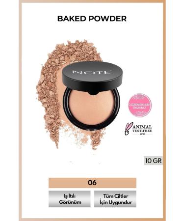 Note Cosmetics Makeup Balancing Long-Lasting Shimmering Loose Powder- 06 Gold Bronze Passi-254